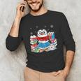 Cute Christmas A Penguin Reading Book Snowflake Hot Teacher Unisex Long Sleeve T-Shirt Cute Christmas A Penguin Reading Book Snowflake Hot Teacher Unisex Long Sleeve T-Shirt