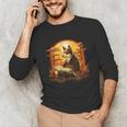 Cute Corgi Dog In Japanese Kimono With Book Men Women Girls Kids Unisex Long Sleeve T-Shirt Cute Corgi Dog In Japanese Kimono With Book Men Women Girls Kids Unisex Long Sleeve T-Shirt