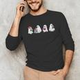 Cute Ghosts Reading Books Lover Spooky Season Halloween Unisex Long Sleeve T-Shirt Cute Ghosts Reading Books Lover Spooky Season Halloween Unisex Long Sleeve T-Shirt