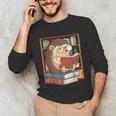 Cute Hedgehog Book Nerd Unisex Long Sleeve T-Shirt Cute Hedgehog Book Nerd Unisex Long Sleeve T-Shirt