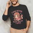 Cute Reading Outfit Book Lover Tee For Women Who Read Unisex Long Sleeve T-Shirt Cute Reading Outfit Book Lover Tee For Women Who Read Unisex Long Sleeve T-Shirt