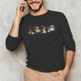 Dachshund Book Lover Reading Wiener Dog 100 Days Of School Unisex Long Sleeve T-Shirt Dachshund Book Lover Reading Wiener Dog 100 Days Of School Unisex Long Sleeve T-Shirt