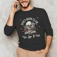 Dark Romance Lover Spicy Book Club Bookish Merch Morally Unisex Long Sleeve T-Shirt
