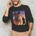 David And Goliath Bible Book Of Samuel Famous Bible Story Unisex Long Sleeve T-Shirt