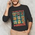 DCC Many Faces Of Mordecai Grid Gamer Series Book Unisex Long Sleeve T-Shirt