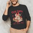 Dear Santa More Books Please Coquette Bow Books Christmas Unisex Long Sleeve T-Shirt Dear Santa More Books Please Coquette Bow Books Christmas Unisex Long Sleeve T-Shirt