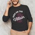 Dibs On The Villain Dark Romance Books Skeleton Morally Grey Unisex Long Sleeve T-Shirt