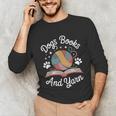 Dogs Books And Yarn Knitter Knitting Unisex Long Sleeve T-Shirt Dogs Books And Yarn Knitter Knitting Unisex Long Sleeve T-Shirt