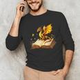 Dragon Fantasy Book Lover Bookish Reader Bookworm Wildflower Unisex Long Sleeve T-Shirt Dragon Fantasy Book Lover Bookish Reader Bookworm Wildflower Unisex Long Sleeve T-Shirt