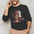 Education Is Freedom History Month Teacher Books Afro Unisex Long Sleeve T-Shirt Education Is Freedom History Month Teacher Books Afro Unisex Long Sleeve T-Shirt