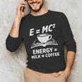 EMC2 Energy Milk x Coffee Science Book Math Lover Unisex Long Sleeve T-Shirt EMC2 Energy Milk x Coffee Science Book Math Lover Unisex Long Sleeve T-Shirt