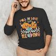 Fall In Love With Reading Thanksgiving Pumpkin Book Lover Unisex Long Sleeve T-Shirt