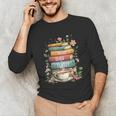 Fantasy Drama Tragedy Book Lover Subtle Watercolor Unisex Long Sleeve T-Shirt