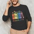 Floral Book Equality Human Rights Social Justice Peace Love Unisex Long Sleeve T-Shirt Floral Book Equality Human Rights Social Justice Peace Love Unisex Long Sleeve T-Shirt