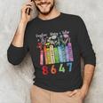 Floral Foxglove Daisy Tulip 8647 Books Lover Blooming Flower Unisex Long Sleeve T-Shirt