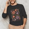 Floral Pride & Prejudice Barely Tolerable Book Lover Bookish Unisex Long Sleeve T-Shirt