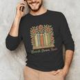 Flourish Dream Thrive Resist 84 67 Book Reading Nature Lover Unisex Long Sleeve T-Shirt