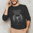 Frankenstein Quote Mary Shelley's Book For Men And Women Unisex Long Sleeve T-Shirt