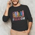 Freadom Anti Ban Books Freedom To Read Book Lover Reading Unisex Long Sleeve T-Shirt Freadom Anti Ban Books Freedom To Read Book Lover Reading Unisex Long Sleeve T-Shirt