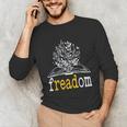 Freadom Freedom Read Banned Books Librarians Unisex Long Sleeve T-Shirt Freadom Freedom Read Banned Books Librarians Unisex Long Sleeve T-Shirt