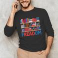 Freadom To Read Book Lover Reading Freedom Unisex Long Sleeve T-Shirt Freadom To Read Book Lover Reading Freedom Unisex Long Sleeve T-Shirt