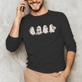 Ghost Book Reading Halloween Books Lover Teacher Kids Unisex Long Sleeve T-Shirt Ghost Book Reading Halloween Books Lover Teacher Kids Unisex Long Sleeve T-Shirt