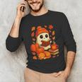 Ghost Reading Book Lovers Autumn Fall Halloween Unisex Long Sleeve T-Shirt Ghost Reading Book Lovers Autumn Fall Halloween Unisex Long Sleeve T-Shirt