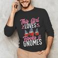 This Girl Loves Books And Gnomes Gardener Dwarf Garden Gnome Unisex Long Sleeve T-Shirt This Girl Loves Books And Gnomes Gardener Dwarf Garden Gnome Unisex Long Sleeve T-Shirt