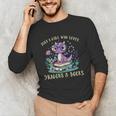 Girls Loves Dragon Books Fantasy Girls Kids Toddler Women Unisex Long Sleeve T-Shirt Girls Loves Dragon Books Fantasy Girls Kids Toddler Women Unisex Long Sleeve T-Shirt