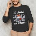 Go Away I'm Reading Book Reader Cute Fox Loves Books Unisex Long Sleeve T-Shirt Go Away I'm Reading Book Reader Cute Fox Loves Books Unisex Long Sleeve T-Shirt