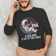 Good Book Is Out Of This World Astronaut Space Unisex Long Sleeve T-Shirt