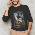 Gothic Book Lover Skeleton Unisex Long Sleeve T-Shirt Gothic Book Lover Skeleton Unisex Long Sleeve T-Shirt