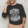 Gothic Classic Horror Thriller Book Movie Film Halloween Unisex Long Sleeve T-Shirt