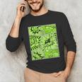 Green Comic Book Green Graphic Unisex Long Sleeve T-Shirt Green Comic Book Green Graphic Unisex Long Sleeve T-Shirt