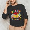Groovy 100 Days In The Books Reading 100th Day Of School Unisex Long Sleeve T-Shirt
