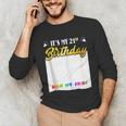 Guestbook My 21st Birthday Sign My Shirt Birthday Party Unisex Long Sleeve T-Shirt
