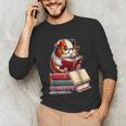 Guinea Pig Reading Books Matching Bookworm Readers Librarian Unisex Long Sleeve T-Shirt
