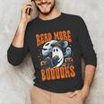 Halloween Book Lover Ghost Boo Pun Read More Boooks Unisex Long Sleeve T-Shirt Halloween Book Lover Ghost Boo Pun Read More Boooks Unisex Long Sleeve T-Shirt