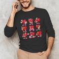 Heart Reading Books Valentine’s Day Girl And Boy Book Lovers Unisex Long Sleeve T-Shirt