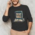 Holy Book Costume For Jesus And Bible Lovers Unisex Long Sleeve T-Shirt Holy Book Costume For Jesus And Bible Lovers Unisex Long Sleeve T-Shirt