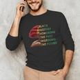 Honoring Past Inspiring Future History Month Tree Book Unisex Long Sleeve T-Shirt
