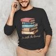 I'm With The Banned Read Banned Books Bookworm Men Women Unisex Long Sleeve T-Shirt I'm With The Banned Read Banned Books Bookworm Men Women Unisex Long Sleeve T-Shirt