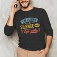 I'm Fluent In Silence And Eye-Rolls Introverts Unisex Long Sleeve T-Shirt I'm Fluent In Silence And Eye-Rolls Introverts Unisex Long Sleeve T-Shirt