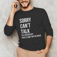 Introvert Can't Talk Reached People Limit For The Week Unisex Long Sleeve T-Shirt Introvert Can't Talk Reached People Limit For The Week Unisex Long Sleeve T-Shirt