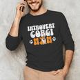 Introvert Corgi Mom Dog Pet Morca Works Dog For Men Women Unisex Long Sleeve T-Shirt Introvert Corgi Mom Dog Pet Morca Works Dog For Men Women Unisex Long Sleeve T-Shirt