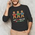 Just Booked For The Holidays Gingerbread Unisex Long Sleeve T-Shirt