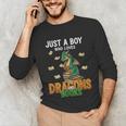 Just a Boy Who Loves Dragons And Books Reading Dragon Unisex Long Sleeve T-Shirt Just a Boy Who Loves Dragons And Books Reading Dragon Unisex Long Sleeve T-Shirt