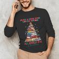 Just a Girl Who Loves Books All Booked For Christmas Unisex Long Sleeve T-Shirt Just a Girl Who Loves Books All Booked For Christmas Unisex Long Sleeve T-Shirt