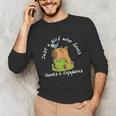 Just a Girl Who Loves Books And Capybaras Unisex Long Sleeve T-Shirt Just a Girl Who Loves Books And Capybaras Unisex Long Sleeve T-Shirt