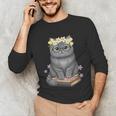 Just A Girl Who Loves Cats & Books Bookish Women Unisex Long Sleeve T-Shirt Just A Girl Who Loves Cats & Books Bookish Women Unisex Long Sleeve T-Shirt